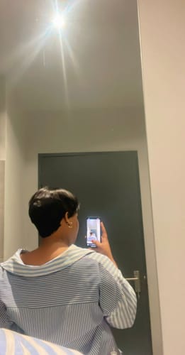 Customer photo review of Double Drawn Peruvian Lace Front wig - Kimmie - 14"