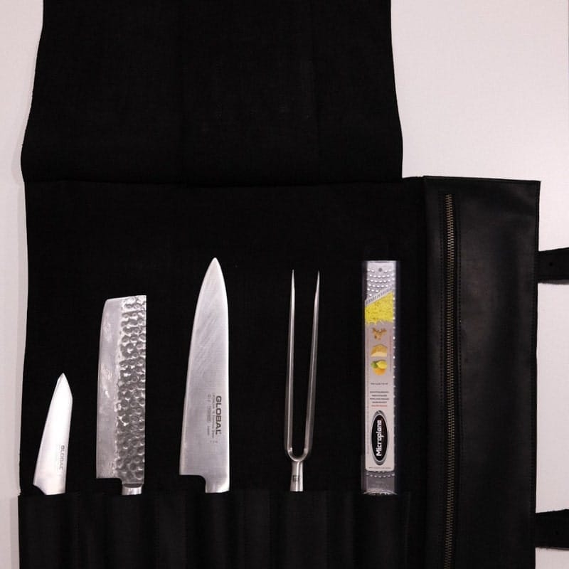 Customer photo review of The Professional's Leather Knife Roll