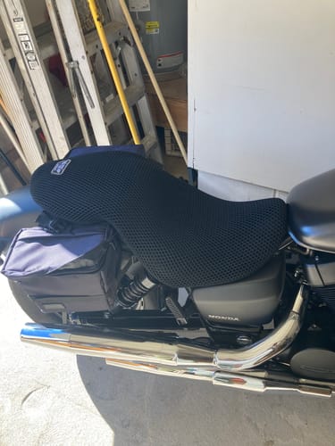 Customer photo review of Wind Rider Seat Cover