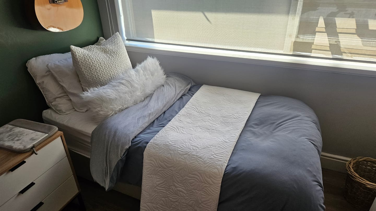 Customer photo review of Colour Block Duvet Cover Set- LIMITED EDITION