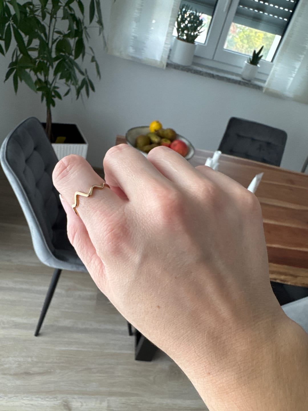 Customer photo review of Nalu Ring | 18K vergoldet