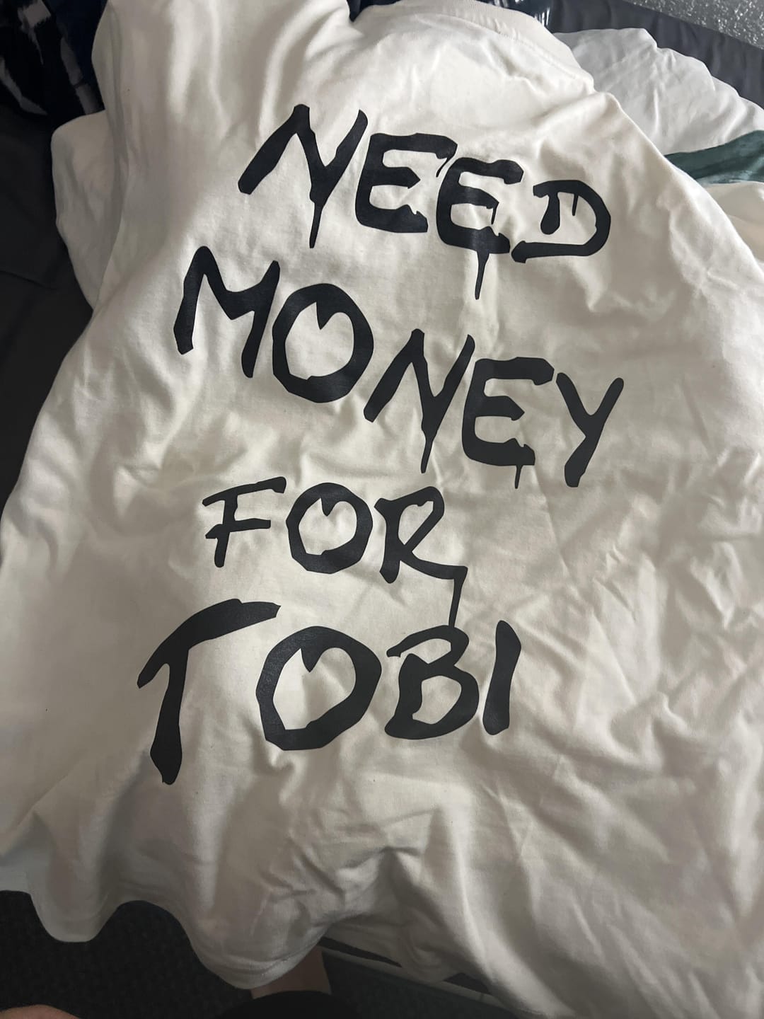 Customer photo review of Oversized Shirt - NEED MONEY FOR ...
