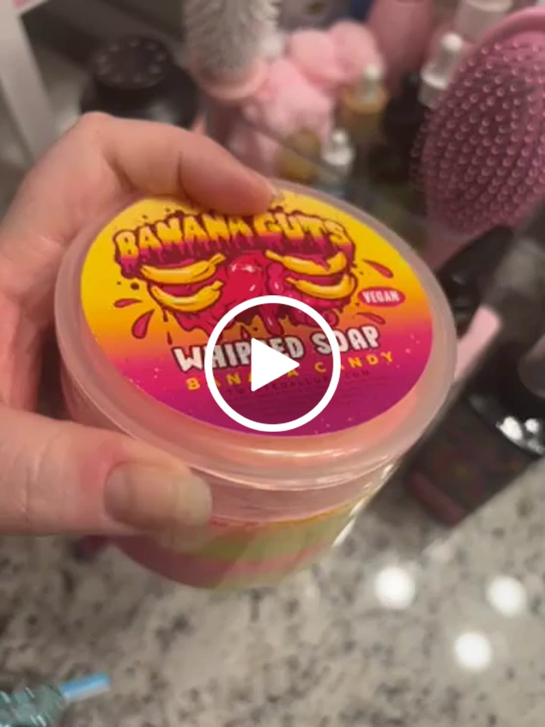 Customer video review of Banana Guts Whipped Soap