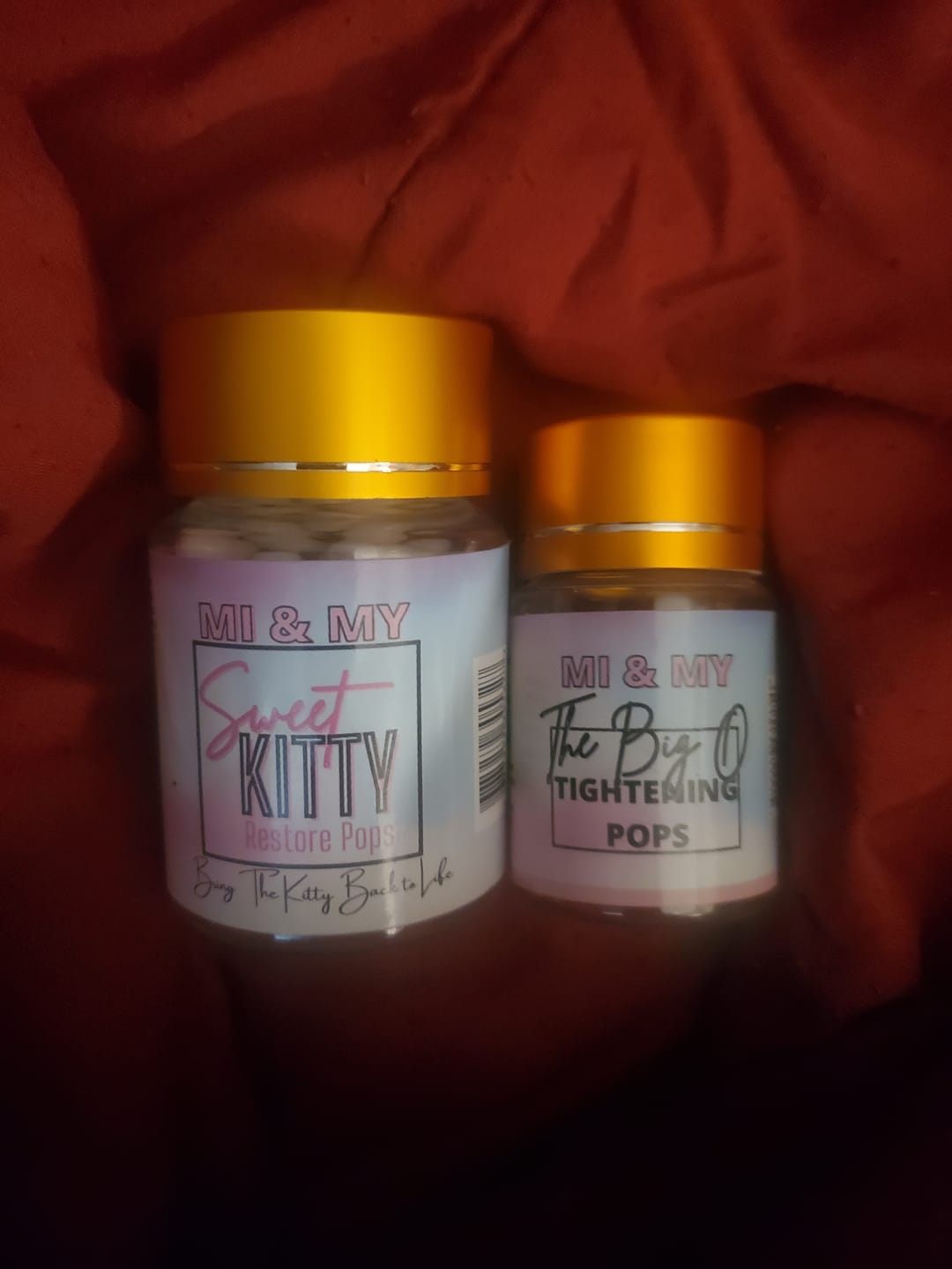 Customer photo review of Sweet Kitty Restore Pops