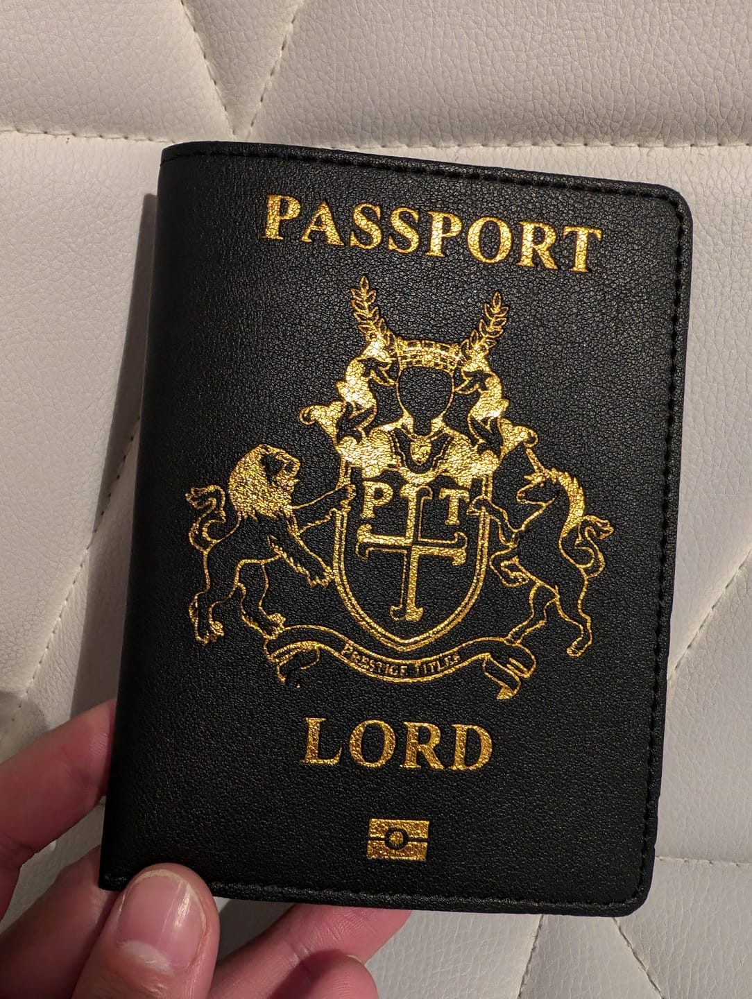 Customer photo review of Prestige Passport Cover