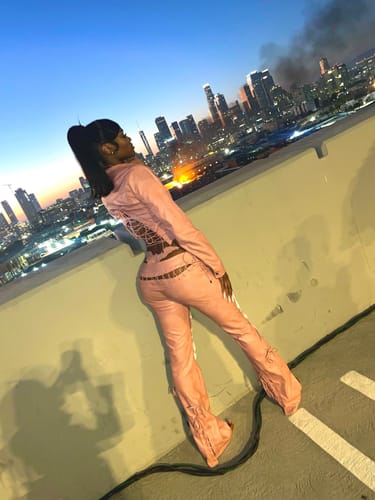 Patriece D. review of BUTTERFLY BIKINI SET (PINK LEATHER) image 1 out of 5