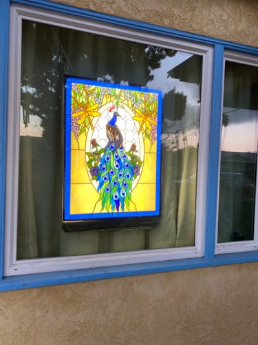 Customer photo review of Rectangle LED Flush Mount Light