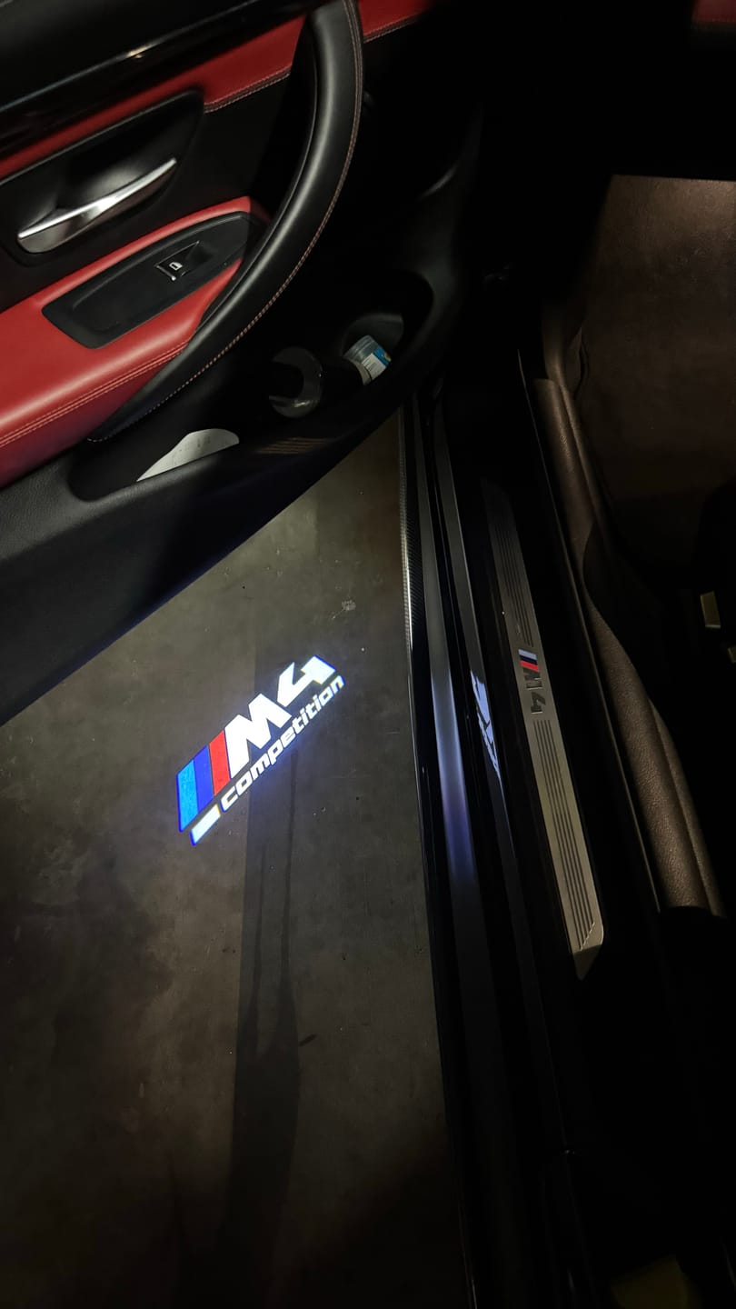 Customer photo review of BMW F SERIES DOOR LIGHTS