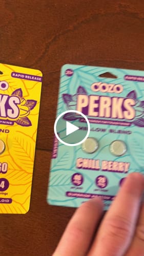 Customer video review of NEW FLAVORS Dozo PERKS 7-OH