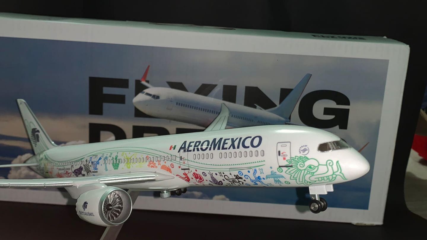 Customer photo review of B787-9 Aeromexico Quetzalcoatl - Scale 1/130 - 43cm - 16.9 in