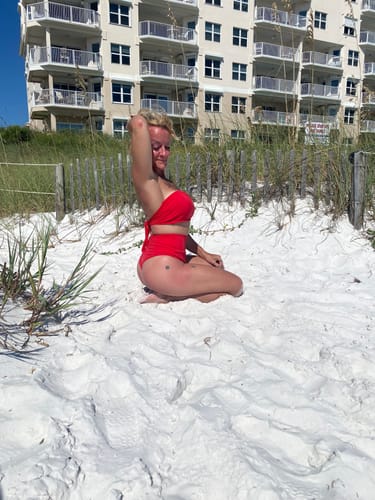 Customer photo review of 'Fearless' Bandeau Bikini Top