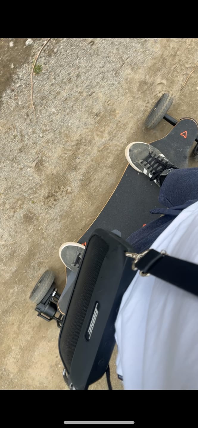 Customer photo review of 150mm Honeycomb off-road  DIY Electric Skateboard  Kit for Voyager and Envy