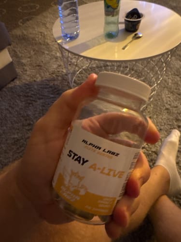 Customer photo review of Alpha Labz - Stay Alive