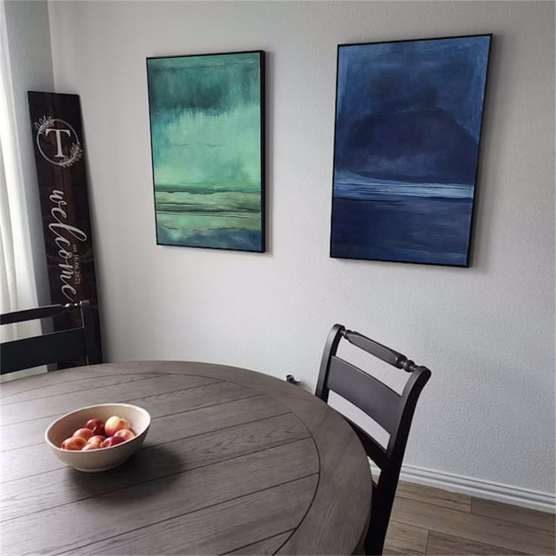 Customer photo review of Minimalist Painting Canvas Set of 2 #MP001