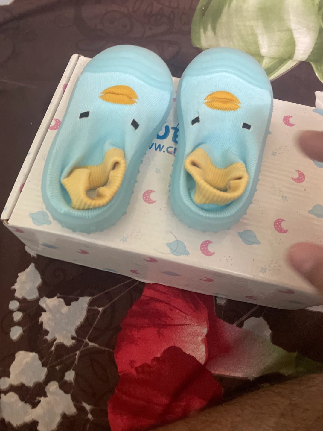 Customer photo review of CuteTod Baby Socks Shoe