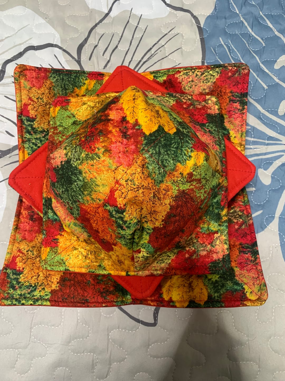 Customer photo review of Pellon Wrap-N-Zap Microwave Safe Cotton Batting - 22in by 10yds