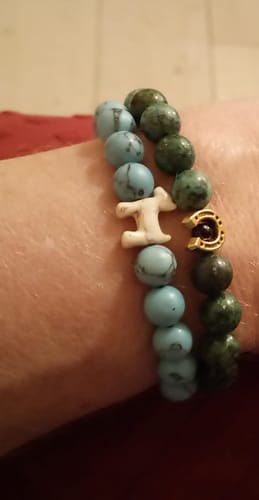 Customer photo review of STRĀ Dog Beaded Bracelet