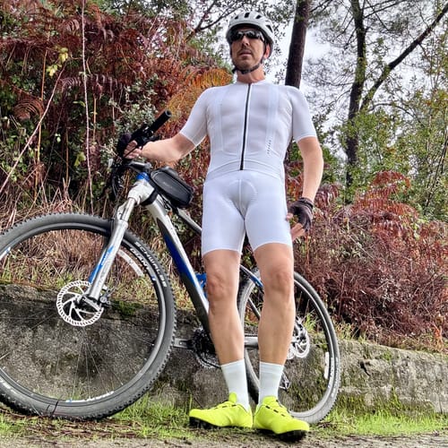 Customer photo review of LIFTTINT 2.X BIB SHORTS - WHITE