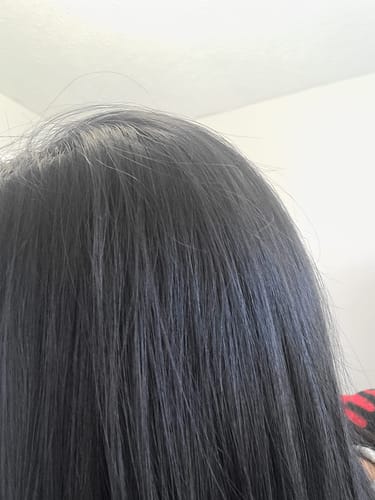 Customer photo review of Color Changing Shampoo Dye