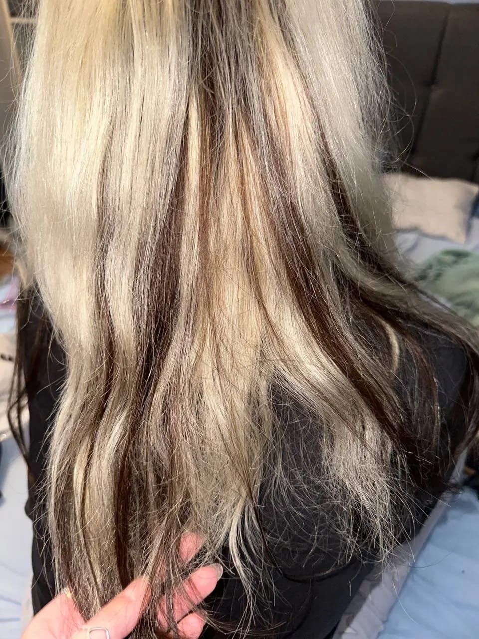 Customer photo review of Signature Syn Halo Hair Extensions Buy 1 Get 1 Free