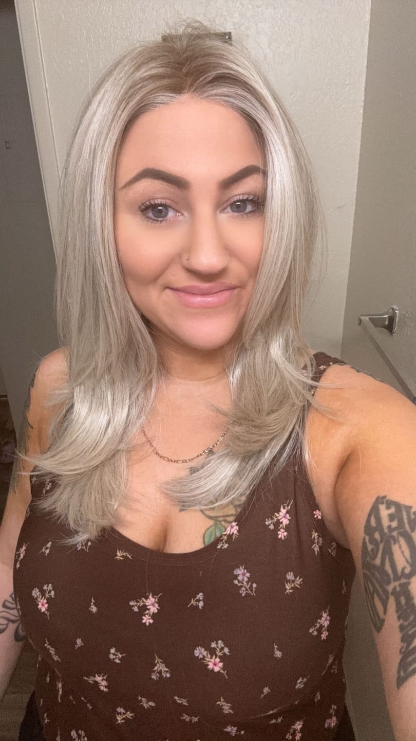 Customer photo review of GRAND ENTRANCE - Ash Blonde