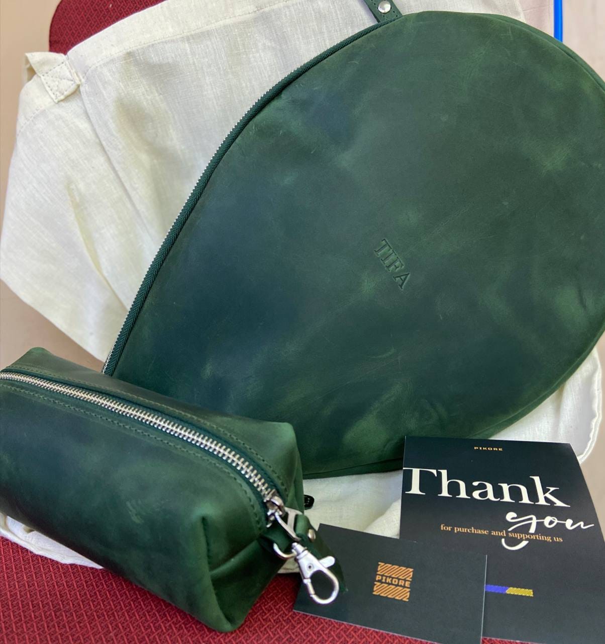 Customer photo review of Tennis Bag with Racket Holder