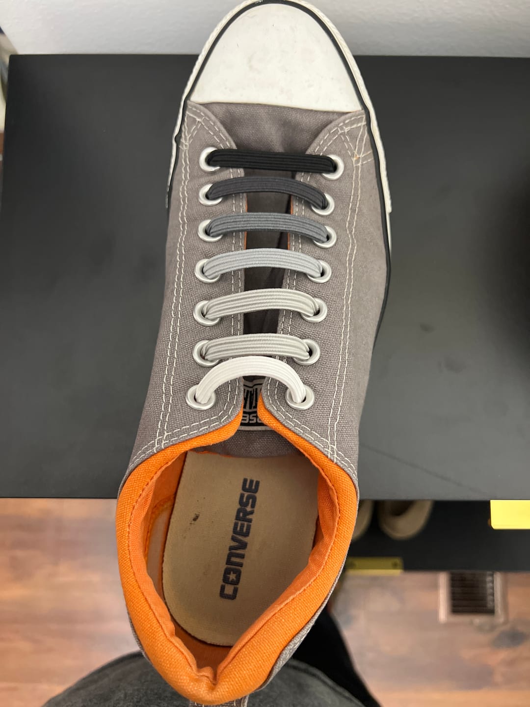 Customer photo review of uLace Classic - Metallic Silver