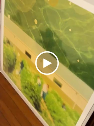 Customer video review of 30x30 Giclee Fine Art Prints