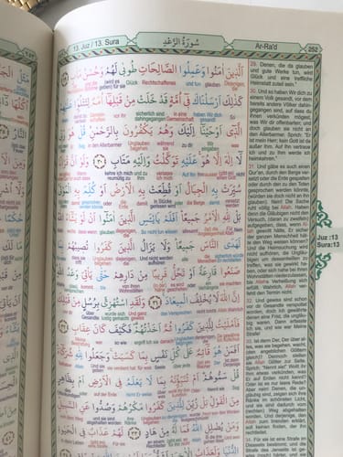 Customer photo review of Wort Für Wort QURAN Übersetzung