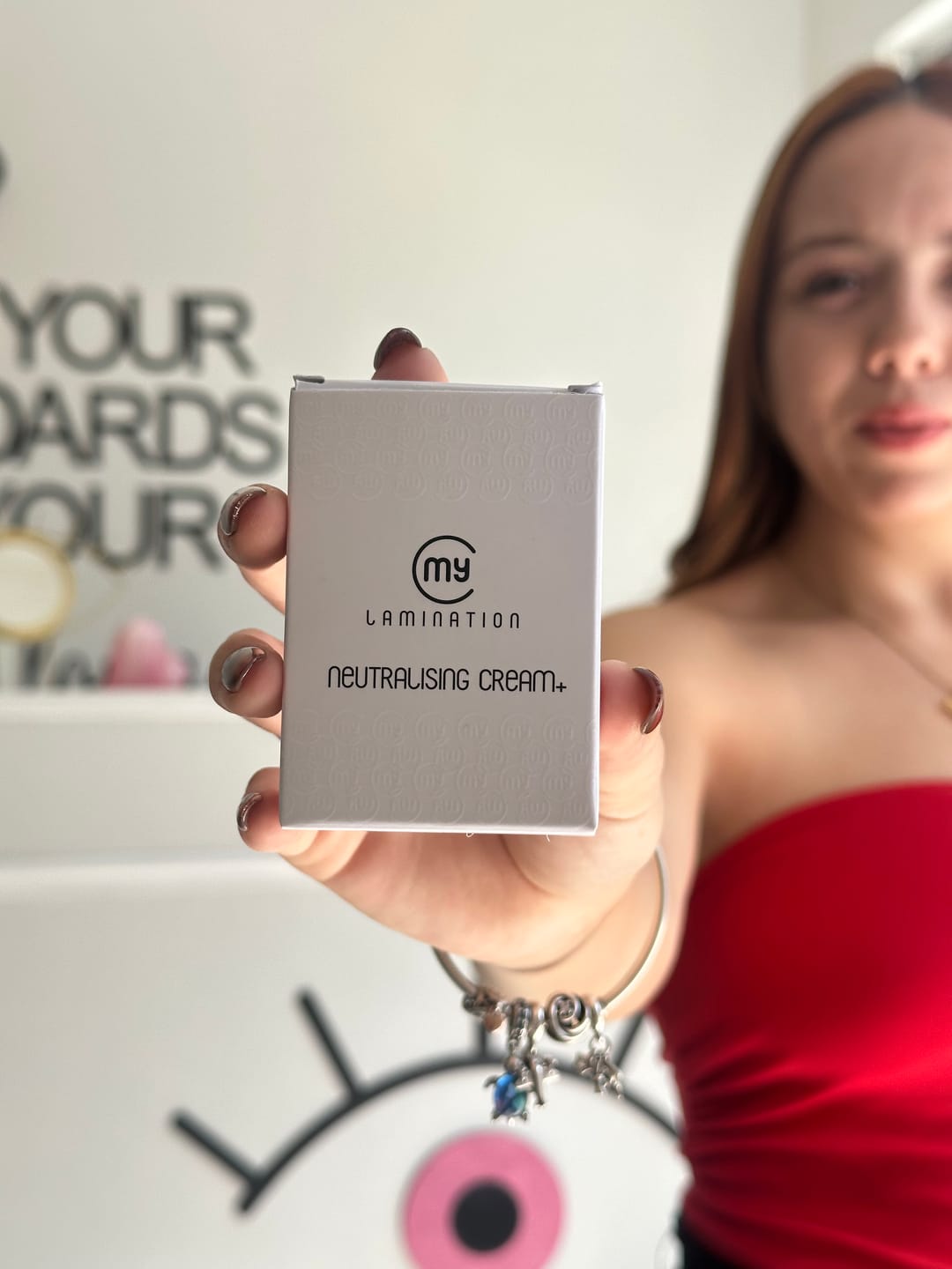 Customer photo review of Neutralising Cream - Laminación (paso 2) | My Lamination