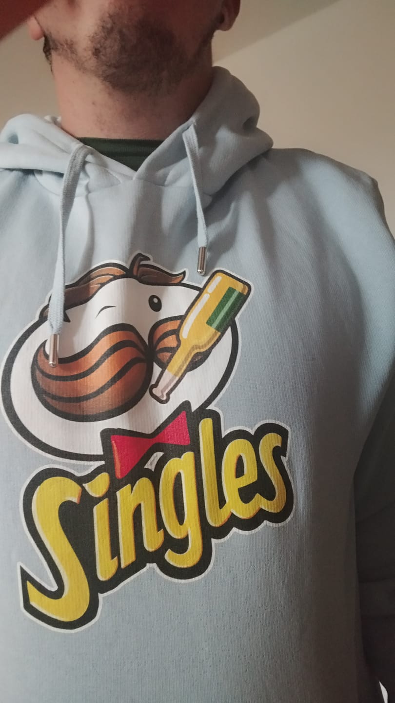 Customer photo review of SINGLES - Premium Hoodie