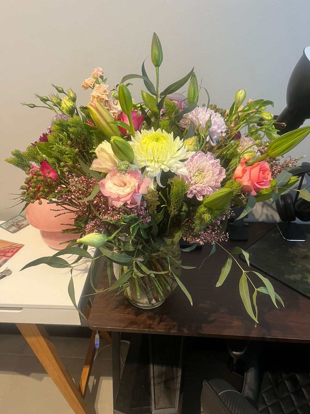 Customer photo review of Pastel Mix Bouquet