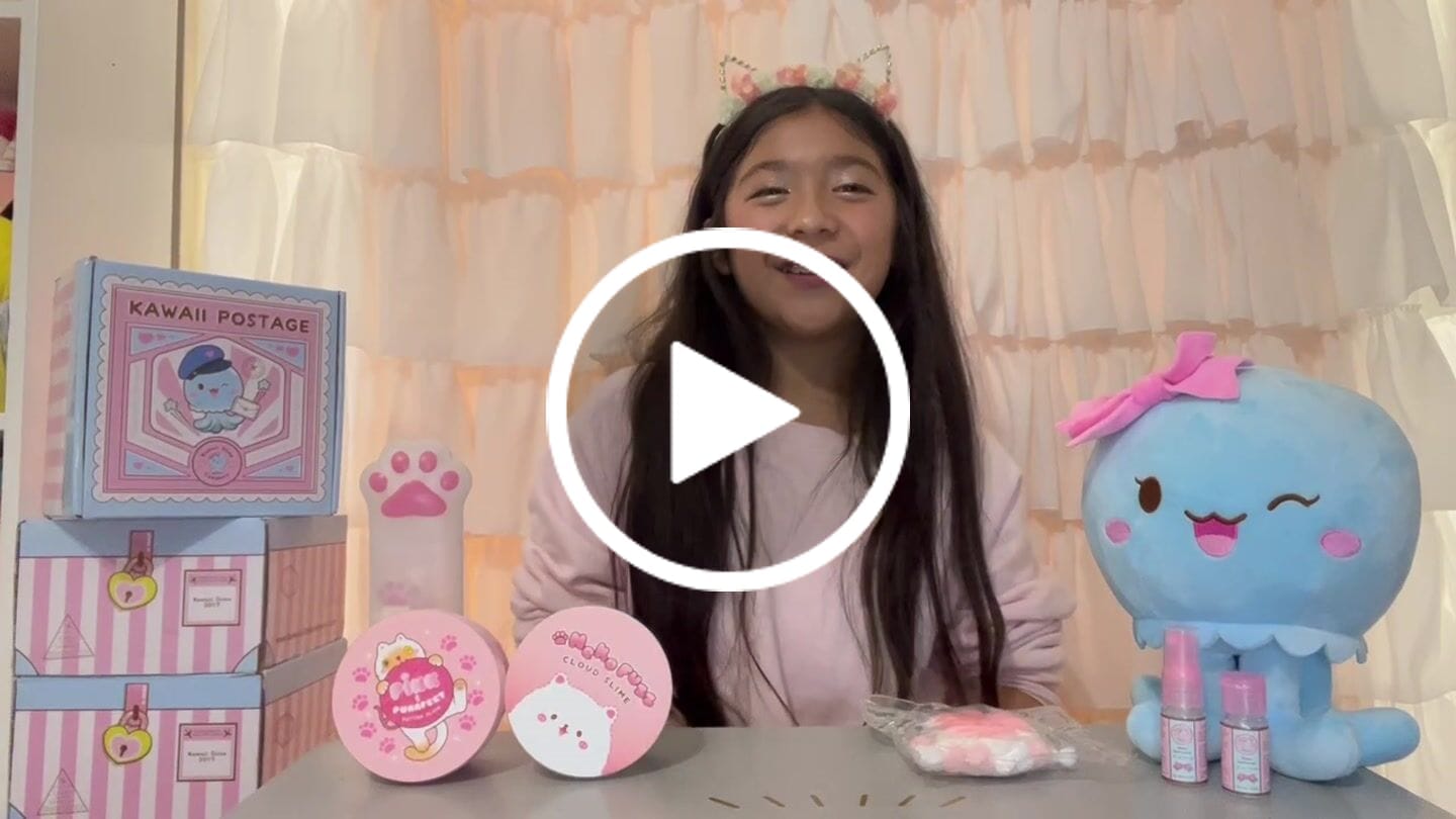 Customer video review of Monthly Slime Subscription Box