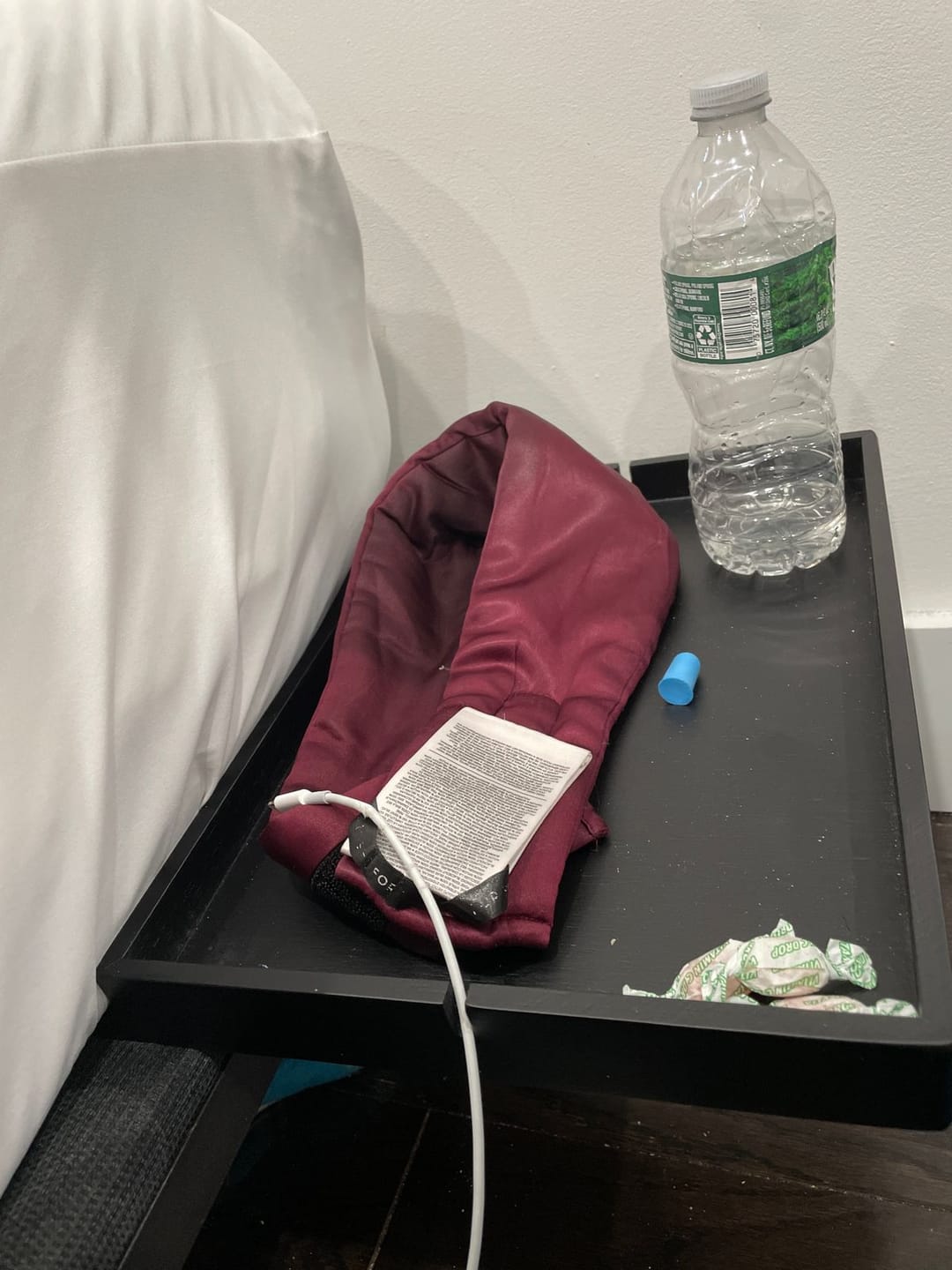 Customer photo review of The Original Bedside Shelf / BedShelfie - Slide