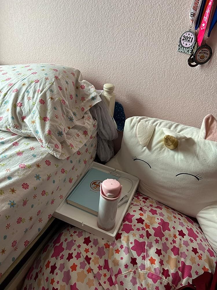 Customer photo review of The Original Bedside Shelf / BedShelfie - Slide