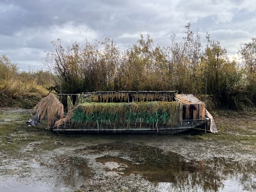 Customer photo review of Hunting Blind Raffia Grass (Individual)