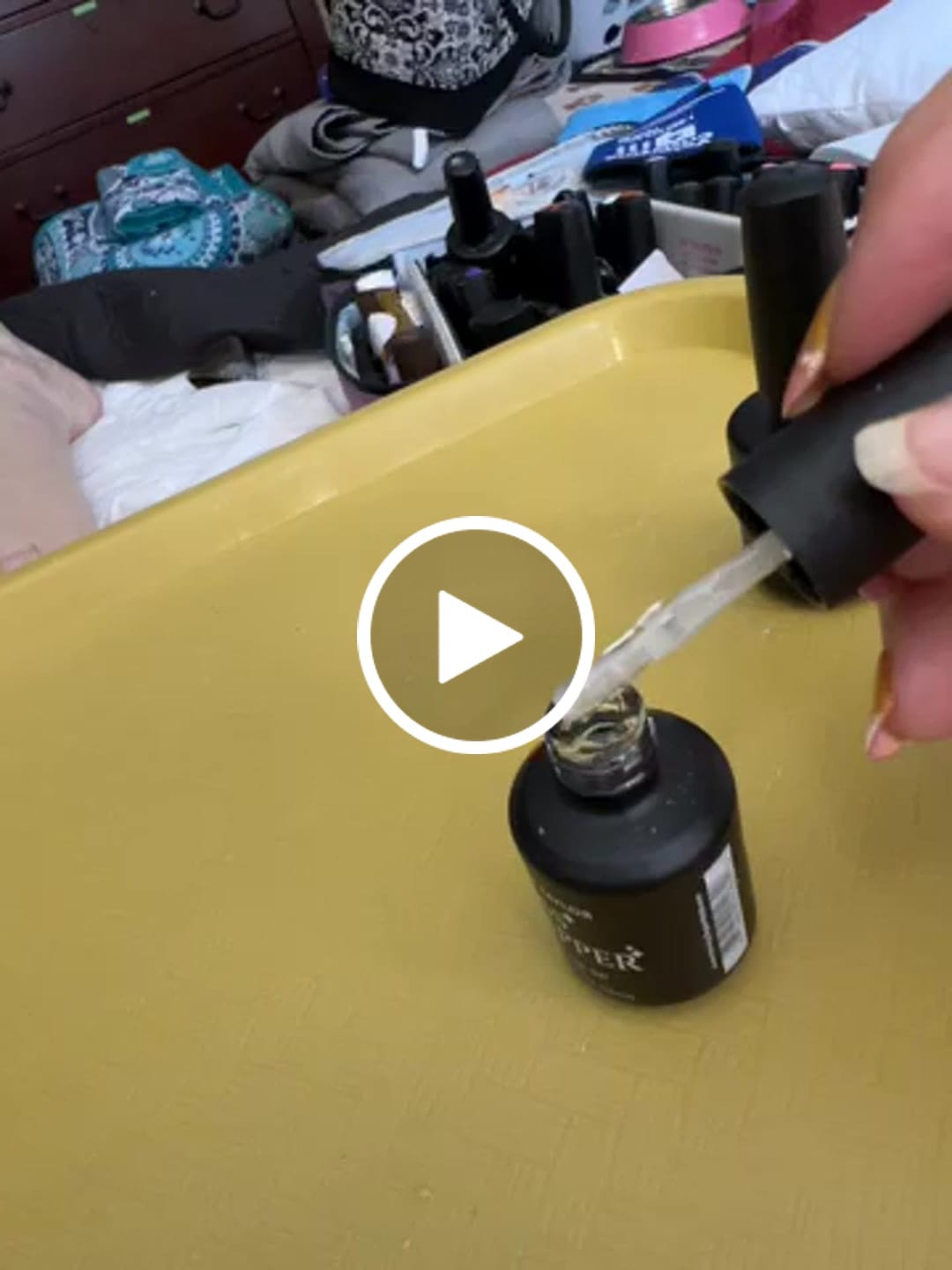 Customer video review of Glass Slipper Top Coat