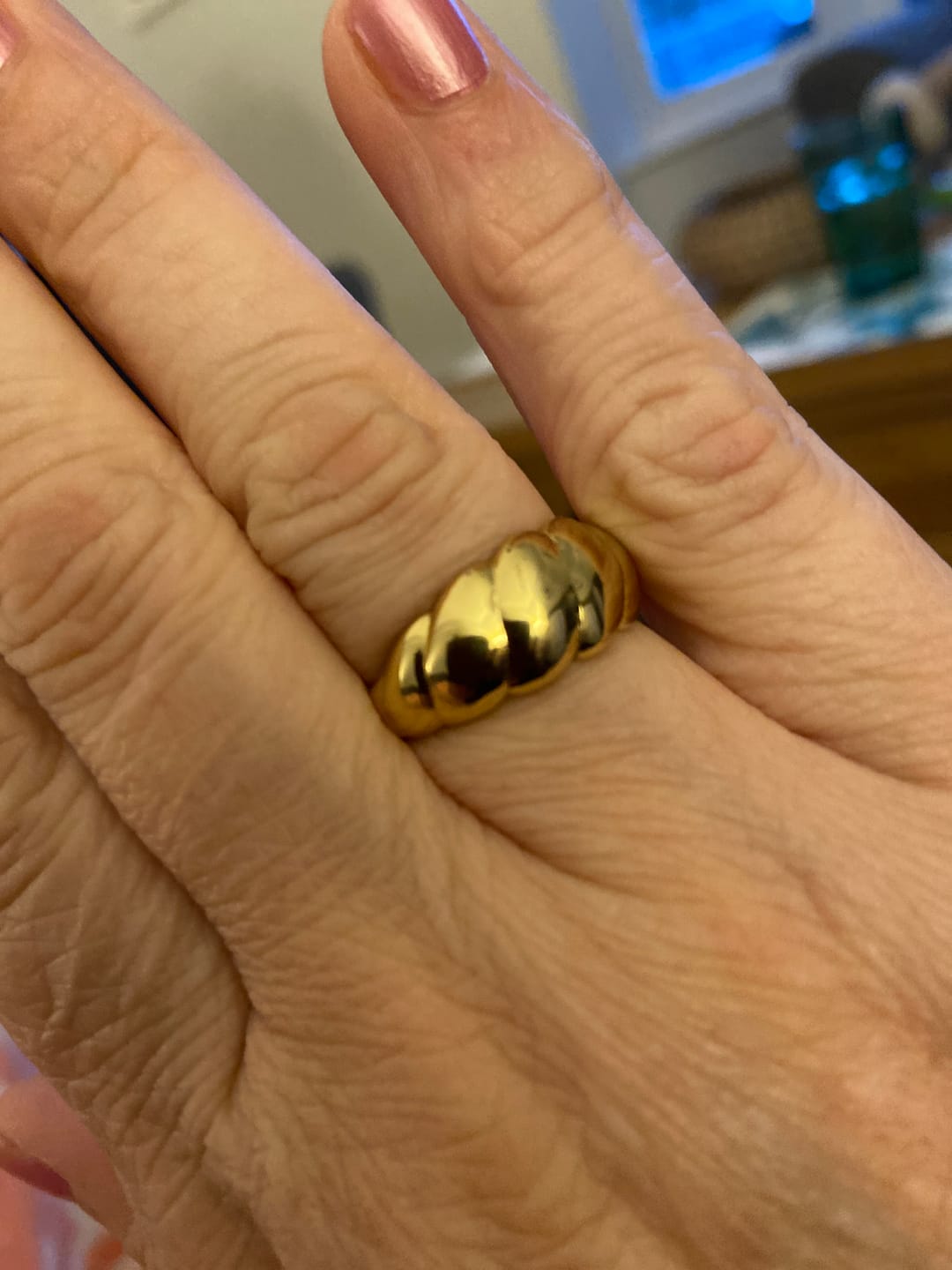 Customer photo review of Chunky Valencia Ring