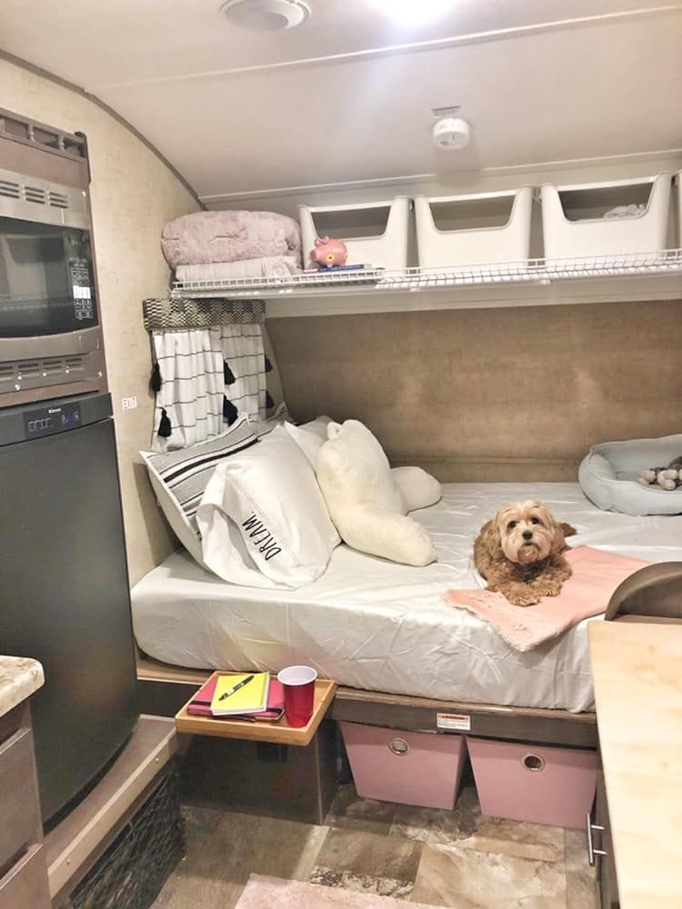 Customer photo review of The Original Bedside Shelf / BedShelfie - Slide