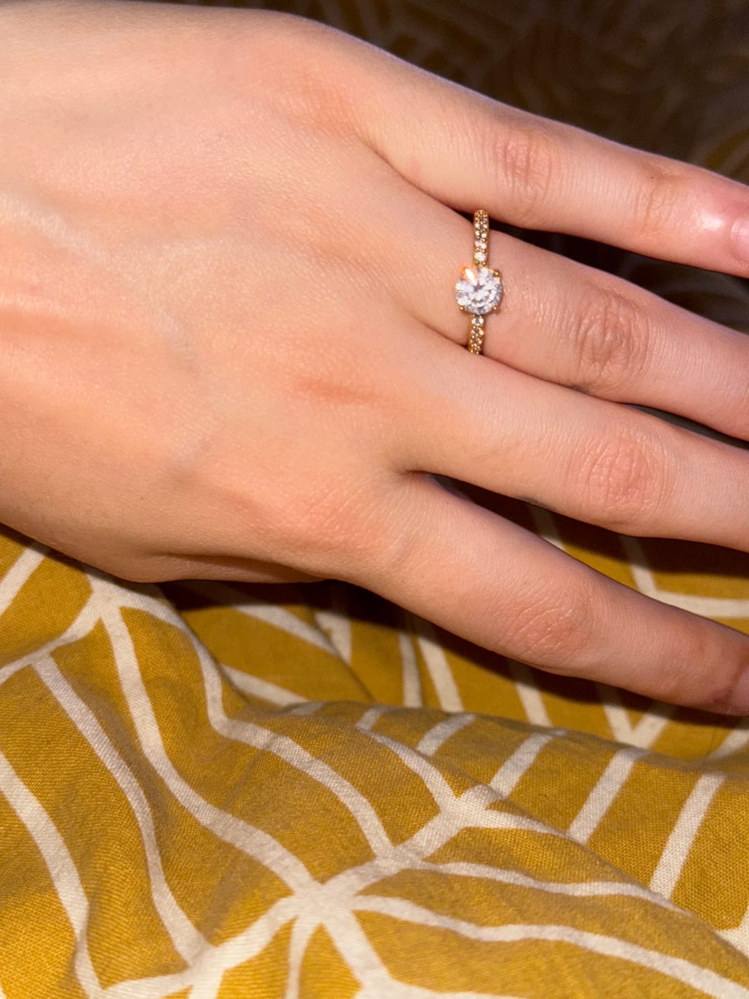 Customer photo review of Graceful Ring | 18K vergoldet