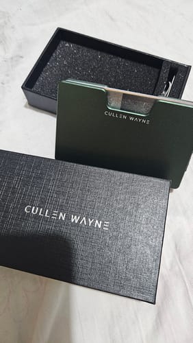 Customer photo review of Aluminum Cardholder