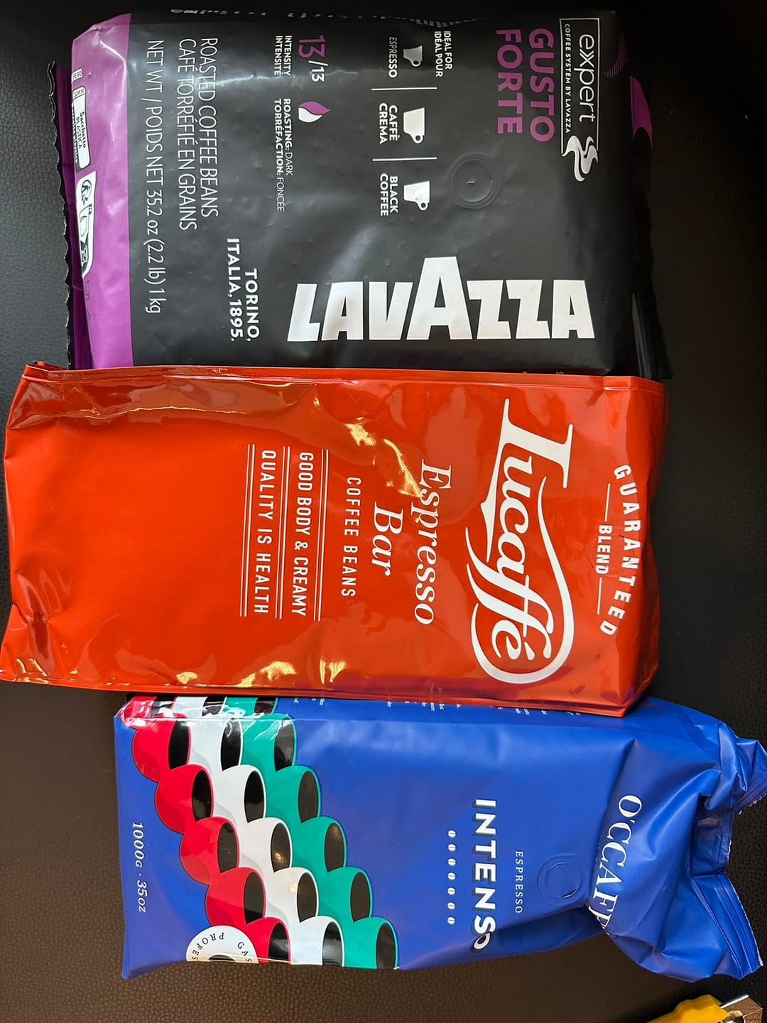 Customer photo review of Lucaffe Espresso Bar 1 kg Grano Entero