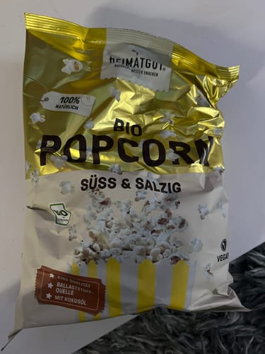 Customer photo review of Bio Popcorn Süß-Salzig