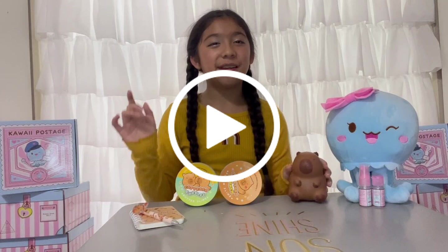 Customer video review of Monthly Slime Subscription Box