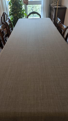 Customer photo review of Tovaglia Nocciola Antimacchia