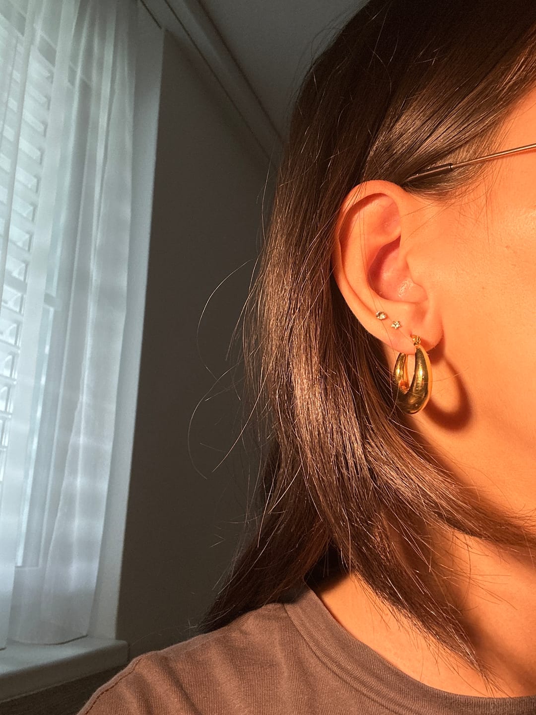 Customer photo review of Lucia Ohrringe | 18K vergoldet