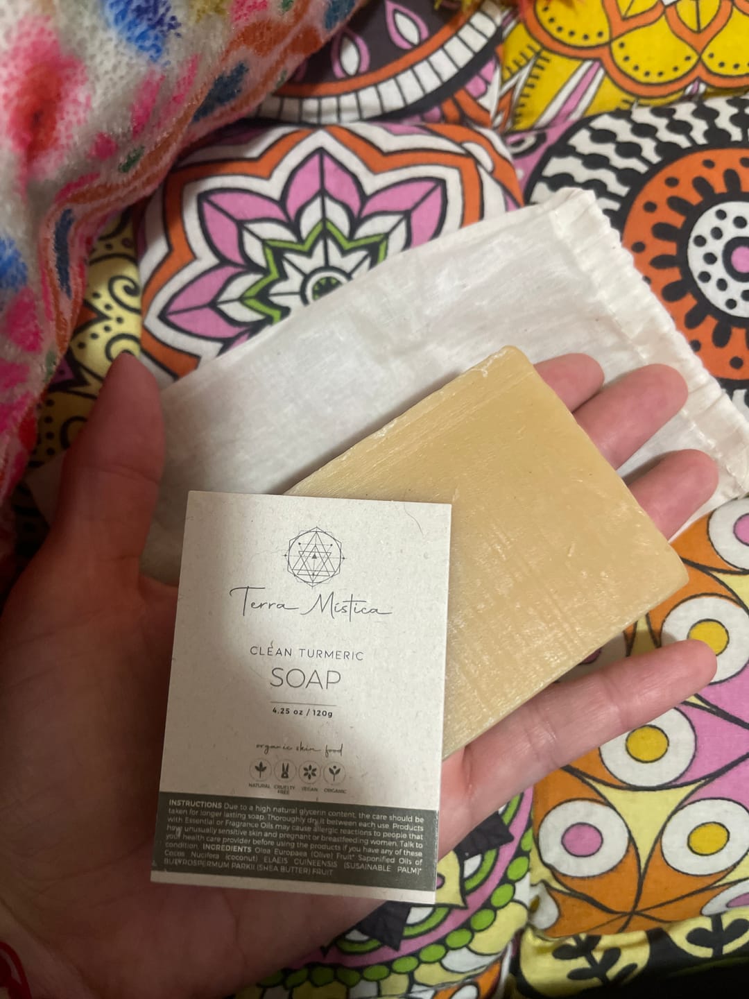 Customer photo review of Turmeric Cleansing Bar