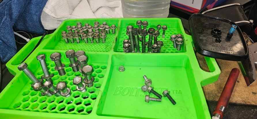 Customer photo review of Boltster Flexible Organizing Tray
