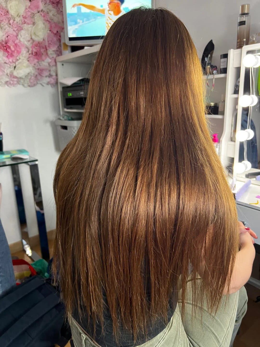 Customer photo review of Signature Syn Halo Hair Extensions Buy 1 Get 1 Free