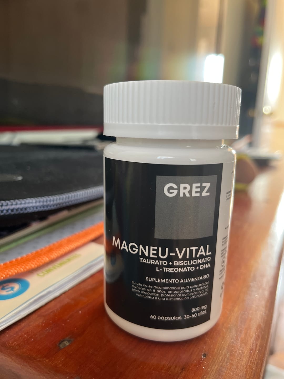 Customer photo review of MAGNEU-VITAL 800mg - Magnesios quelados Taurato / Bisglicinato / L-treonato
